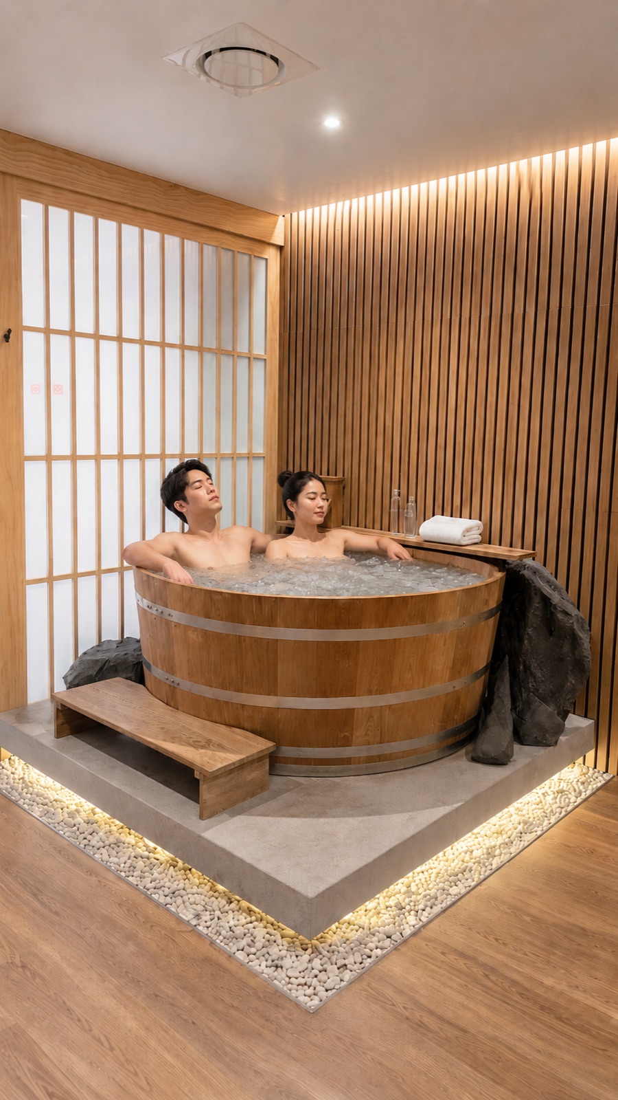 ห้องออนเซ็นส่วนตัวพร้อม Ice Bath